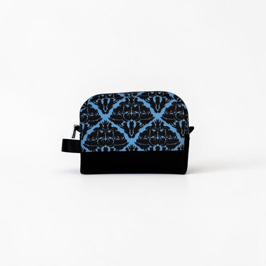 Damask Black Cats Small Zipper Pouch